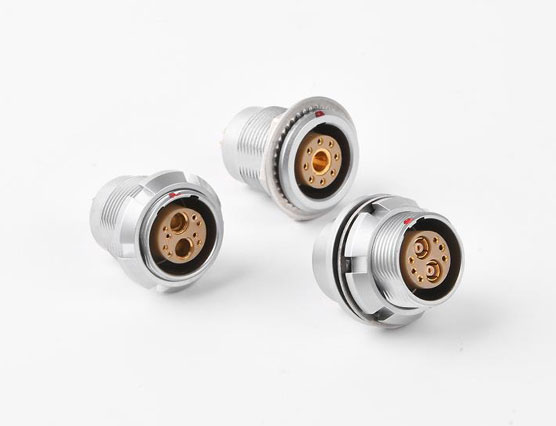 氣、電、同軸混裝航空插座